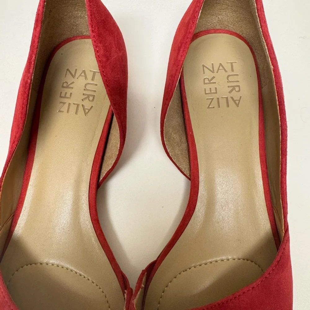 Naturalizer Red Suede Flats | size 9.5 - Picture 4 of 11
